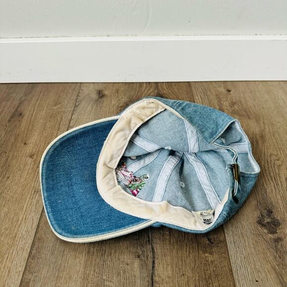 SSI smith southwest denim Arizona “it’s a dry heat” skeleton cactus unisex hat - Picture 7 of 10